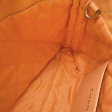 将图像加载到图库查看器中，CHANEL CHANEL22 ChainShoulder Bag OrangeAS3980 Shiny Calf Leather Size Mini
