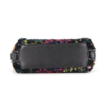 Load image into Gallery viewer, CHANEL Sequins Pouch Bag Black/Multicolor Sequins Leather
