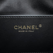 Load image into Gallery viewer, CHANEL Sequins Pouch Bag Black/Multicolor Sequins Leather
