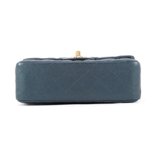 将图像加载到图库查看器中，CHANEL Mini Materasse Chain Shoulder Metalic BlueA69900 Caviar Leather Size 20
