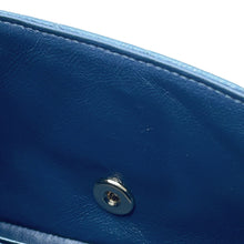 将图像加载到图库查看器中，CHANEL Mini Materasse Chain Shoulder Metalic BlueA69900 Caviar Leather Size 20
