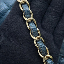 将图像加载到图库查看器中，CHANEL Mini Materasse Chain Shoulder Metalic BlueA69900 Caviar Leather Size 20
