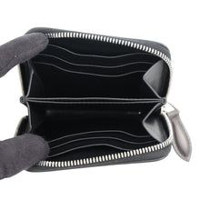 将图像加载到图库查看器中，Berluti Calligraphy Wapa Money Purse Dark Gray235721 Venice Calf Leather
