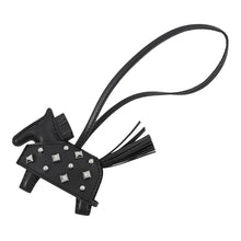 将图像加载到图库查看器中，HERMES Rodeo Rodeo Rock Black Lambskin Swift Leather Size PM
