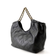将图像加载到图库查看器中，CHANEL Shopping Bag BlackAS6475 Calf Leather
