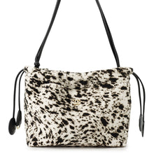将图像加载到图库查看器中，CHANEL Strap Clutch Bag Black/WhiteAP5227 Lamb Mouton
