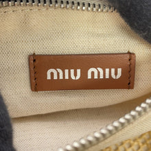 Load image into Gallery viewer, MIUMIU Ivy Tote Bag Beige5BG231 Raffia Linen
