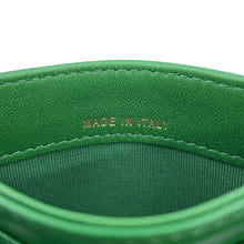 将图像加载到图库查看器中，CHANEL Matelasse Classic Card Case GreenAP0213 Lambskin
