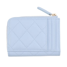 将图像加载到图库查看器中，CHANEL Matelasse fragment case Light BlueAP4893 Caviar Leather
