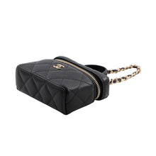 将图像加载到图库查看器中，CHANEL Classic Mini Bag Charm BlackAP4897 Caviar Leather
