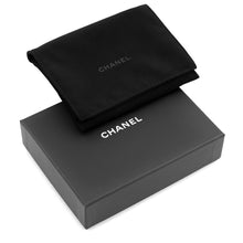 将图像加载到图库查看器中，CHANEL Matelasse Rhinestone Classic Tri-fold Wallet Compact Wallet Light BlueAP4815 Caviar Leather/Rhinestone
