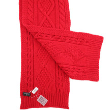Load image into Gallery viewer, CHANEL CC Logo Scarf Red/WhiteAAC110-B25183-UB589 Cashmere100%
