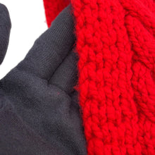 Load image into Gallery viewer, CHANEL CC Logo Scarf Red/WhiteAAC110-B25183-UB589 Cashmere100%
