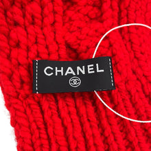Load image into Gallery viewer, CHANEL CC Logo Scarf Red/WhiteAAC110-B25183-UB589 Cashmere100%
