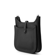 将图像加载到图库查看器中，HERMES Evelyne3 Black Taurillon Clemence Size 23
