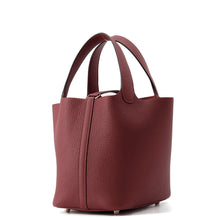 将图像加载到图库查看器中，HERMES Picotin Lock Rouge H Taurillon Clemence Size PM
