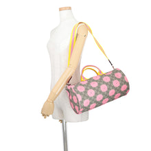 Load image into Gallery viewer, GUCCI Children's Smile Print 2-Way Handbag - Ewan Roberts Collaboration Beige/Pink/Yellow793849 GG Supreme Leather
