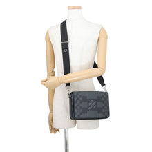 将图像加载到图库查看器中，LOUIS VUITTON Studio messenger NoirN50013 Damier Graphite3D
