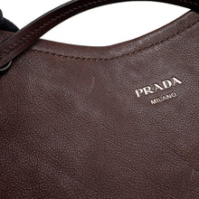 Load image into Gallery viewer, PRADA Route 2WAY Bag Cocoa Brown1BC293 Leather Size Large
