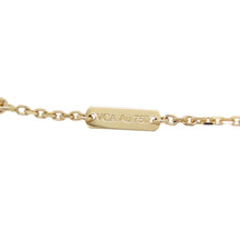 将图像加载到图库查看器中，Van Cleef &amp; Arpels Vintage Alhambra Necklace 2026 Holiday Collection Blue Gray SableVCARPRTH00 18K Yellow Gold
