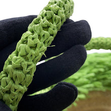 Load image into Gallery viewer, MIUMIU Palmit Tote Bag Green/Natural5BG209 Raffia
