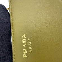 Load image into Gallery viewer, PRADA Crochet Mini Pouch Olive1NR015_2CXK_F0393 Leather Raffia
