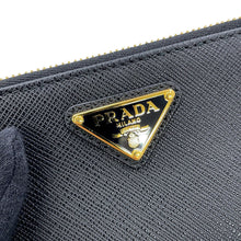 将图像加载到图库查看器中，PRADA Saffiano Leather Card Case Black/Multicolor1MC086_2IGZ_F0002 Leather
