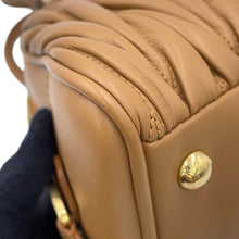 将图像加载到图库查看器中，MIUMIU Arkadi 2-way Bag Camel5BB191_AN88_F098L Nappa Leather
