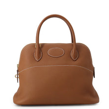 将图像加载到图库查看器中，HERMES Bolide Gold Taurillon Clemence Size 31
