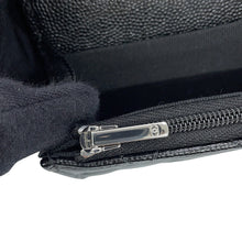 将图像加载到图库查看器中，CHANEL Matelasse Card Case BlackAP4812-B21489-94305 Caviar Leather/Rhinestone
