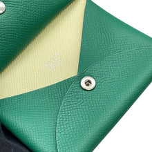 Load image into Gallery viewer, HERMES Calvi Duo Verso Vert Vertigo/Jaune Milton Epsom
