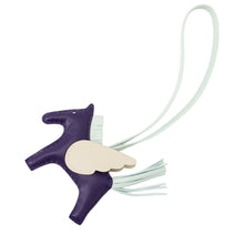 将图像加载到图库查看器中，HERMES Rodeo Pegasus Size PM Purple/Peppermint/Craie Lambskin
