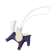 将图像加载到图库查看器中，HERMES Rodeo Pegasus Size PM Purple/Peppermint/Craie Lambskin
