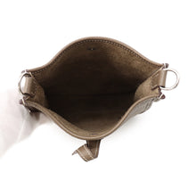 Load image into Gallery viewer, HERMES Evelyne Long Amazon Etoupe/Blue Indigo Taurillon Clemence Size TPM
