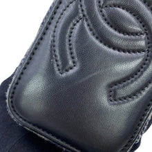 Load image into Gallery viewer, CHANEL Vanity ChainShoulder Bag Navy/GrayAP1341 Tweed Leather

