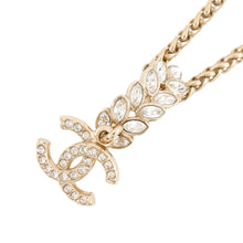 Load image into Gallery viewer, CHANEL CC Logo NecklaceABA558 Metal Rhinestone
