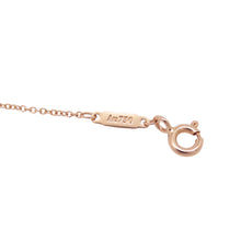 Load image into Gallery viewer, TIFFANY&amp;Co. T Smile Necklace Size Small60011678 18K Pink Gold
