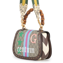 将图像加载到图库查看器中，GUCCI GG Supreme Bamboo 2WAY Top Handle Bag Beige/Brown/Multicolor679632 PVC Leather Size Medium
