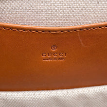 Load image into Gallery viewer, GUCCI Bamboo Horsebit Waist Pouch Beige/Brown681137 PVC Leather
