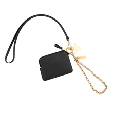 Load image into Gallery viewer, PRADA Triangle Logo Card Holder Black1MC127_QHH_F0002 Saffiano LeatherLeather
