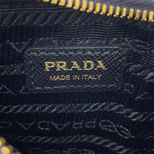 Load image into Gallery viewer, PRADA Triangle Logo Card Holder Black1MC127_QHH_F0002 Saffiano LeatherLeather
