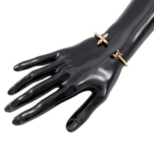 Load image into Gallery viewer, LOUIS VUITTON Bracelet Louisette Signature Size S GoldM1441S Metal Rhinestone
