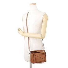 Load image into Gallery viewer, LOEWE Puzzle bag Shoulder Bag Brown322.30.U95 Leather Size Mini
