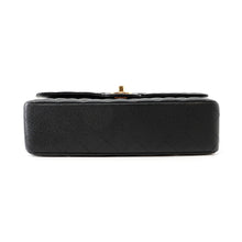 Load image into Gallery viewer, CHANEL Matelasse W flap WChainShoulder Bag BlackA01112 Caviar Leather Size 25
