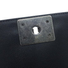 Load image into Gallery viewer, CHANEL Matelasse Boy Chanel ChainShoulder BlackA67085 Caviar Leather Size Small
