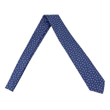 Load image into Gallery viewer, HERMES tie Marine/Ciel/Rouge Silk100%
