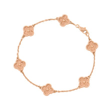 将图像加载到图库查看器中，Van Cleef &amp; Arpels Sweet Alhambra Bracelet 6 motifVCARO8DD00 18K Pink Gold
