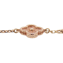 将图像加载到图库查看器中，Van Cleef &amp; Arpels Sweet Alhambra Bracelet 6 motifVCARO8DD00 18K Pink Gold
