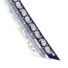 Load image into Gallery viewer, HERMES Ruban Cloute's Sailor Tattoo/Bandana Blue Marine / Blue Jean / WhiteH853374S Silk100%
