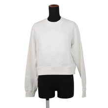 Load image into Gallery viewer, HERMES Tucked Knitted Fabric Shirt with Embroidery Size 36 Blanc CasseH6E4651DD9136 Cotton100%
